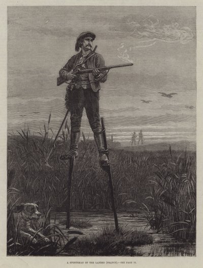 A Sportsman of the Landes (France) by Frank Dadd